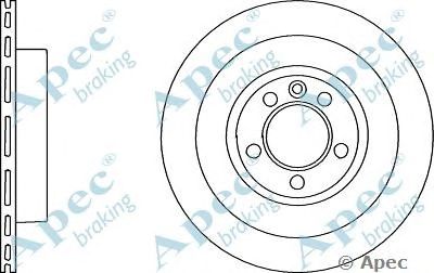 APEC BRAKING dsk2958 -  Тормозной диск